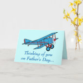 Tag des Vaters: Flugzeug Karte (Gelbe Blume)