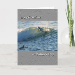 Tag des Vaters für Grandson - Surfen Karte