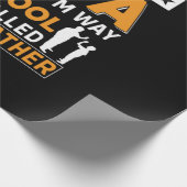 Tag des Vaters Ich werde Papa genannt Geschenkpapier (Ecke)