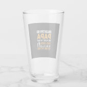 Tag des Vaters Ich werde Papa genannt Glas (Rückseite)