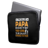 Tag des Vaters Ich werde Papa genannt Laptopschutzhülle (Vorderseite Links)