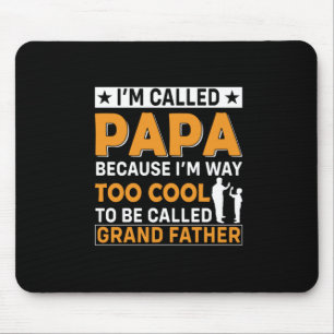 Tag des Vaters Ich werde Papa genannt Mousepad