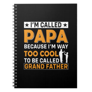 Tag des Vaters Ich werde Papa genannt Notizblock