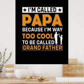 Tag des Vaters Ich werde Papa genannt Poster (Küche)