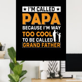 Tag des Vaters Ich werde Papa genannt Poster (Heimbüro)