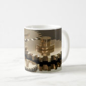 Tag des Vaters im Gehör Kaffeetasse (VorderseiteRechts)