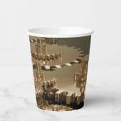 Tag des Vaters im Gehör Pappbecher (Links)