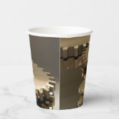 Tag des Vaters im Gehör Pappbecher (Rechts)