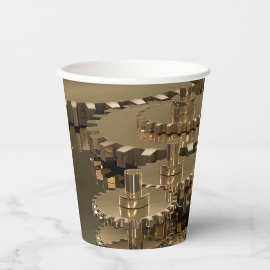 Tag des Vaters im Gehör Pappbecher (Vorderseite)