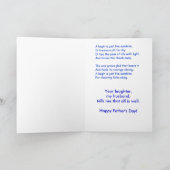 "Tag des Vaters" Karte (Innenseite)