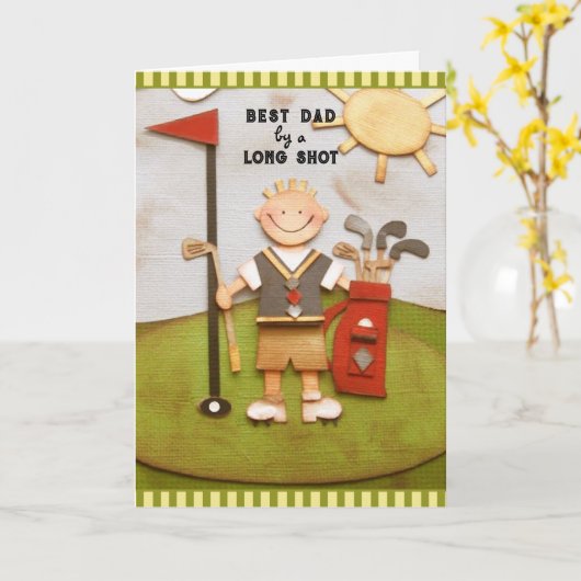 Tag des Vaters Karte (Gelbe Blume)