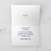 "Tag des Vaters" Karte (Innenseite)