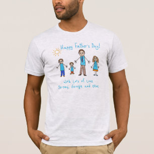 Tag des Vaters mit seinen Kunstwerken T-Shirt
