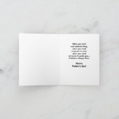 Tag des Vaters mit Tierführern Karte (Innenseite)