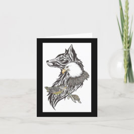 Tag des Vaters mit Tierführern Karte