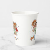 Tag des Vaters mit warmen glücklichen Momenten Pappbecher (Links)