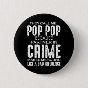 Tag des Vaters nennen sie mich Pop Pop, weil Partn Button