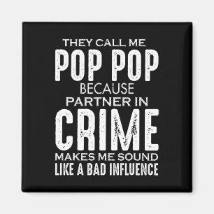 Tag des Vaters nennen sie mich Pop Pop, weil Partn Magnet