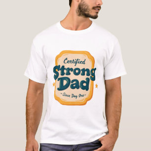 Tag des Vaters Starker Vater T-Shirt