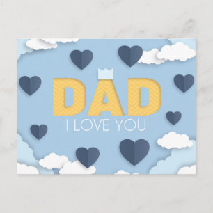Tag des Vaters, Vater I Liebe Sie Note Card Postkarte