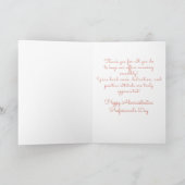 Tag des Verwaltungspersonals Vielen Dank Dankeskarte (Innenseite)