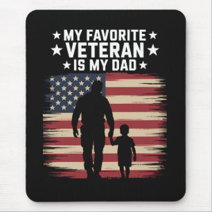 Tag des Veteranen-Vaters Stolz Dad Mousepad