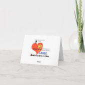 Tag des Wetters - Frauenkarte Feiertagskarte (Rückseite)