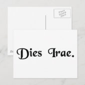 Tag des Zorns Postkarte (Vorne/Hinten)