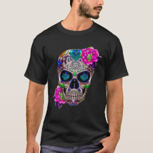 Tag des Zuckerschädels der Coolen Knochenkopfschäd T-Shirt