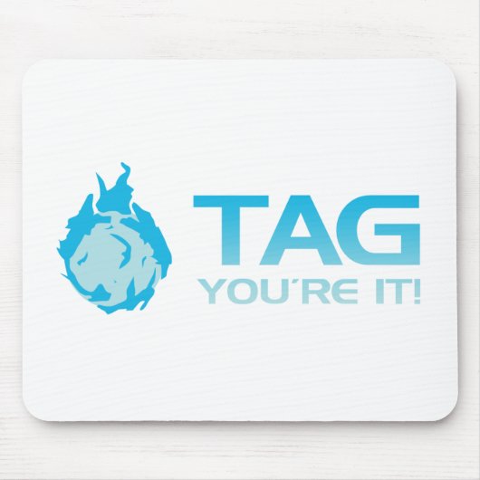 TAG, du bist es! - Sticky Grenade Halo-Spiel Mousepad (Vorne)