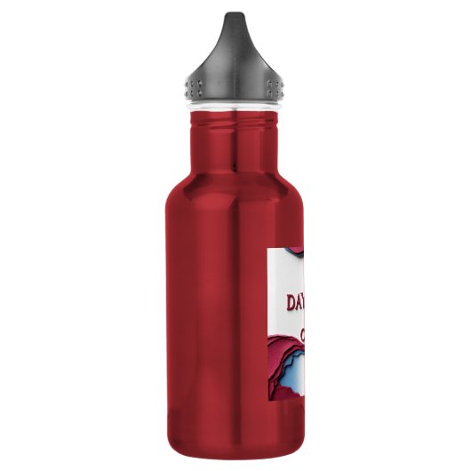 Tag Eins oder Ein Tag Edelstahlflasche (Links)