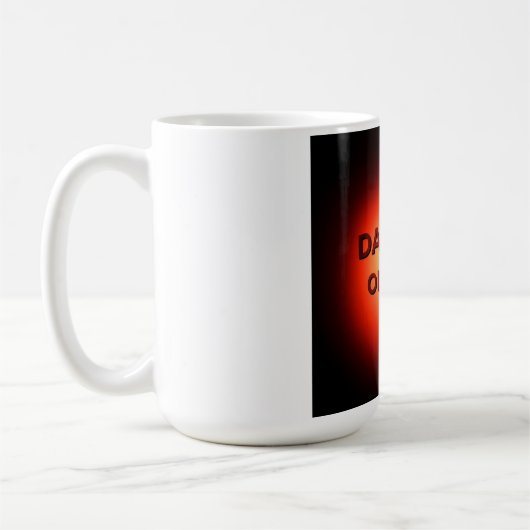 Tag Eins oder Ein Tag Kaffeetasse (Links)