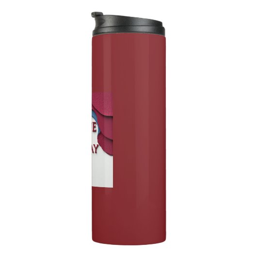 Tag Eins oder Ein Tag Thermosbecher (Nach rechts gedreht)