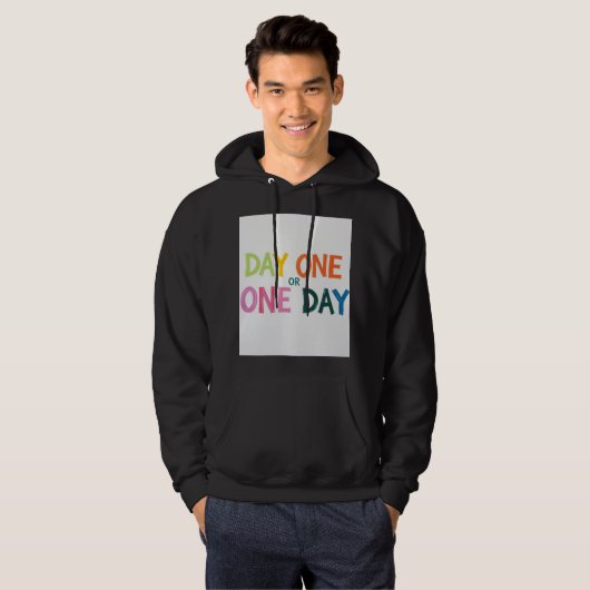 Tag Eins oder Einer Hoodie (Vorne ganz)