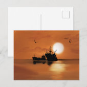 Tag endet Postkarte (Vorne/Hinten)