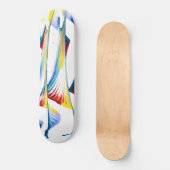 Tag entlang 2 Abstrakter Skateboarddecke Skateboard (Vorderseite)