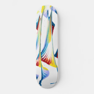 Tag entlang 2 Abstrakter Skateboarddecke Skateboard
