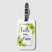 Tag "Faith over Feve Bible Verse" | Philippi Gepäckanhänger (Vorderseite Vertikal)