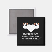 Tag Februar Herzkrankheit für Männer und Frauen Magnet (Vorderseite/Rückseite)