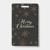 Tag-Frohe Weihnachten Ausweis (Rückseite)