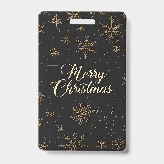 Tag-Frohe Weihnachten Ausweis (Vorderseite)