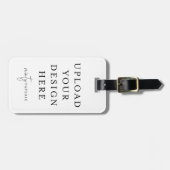 Tag für das benutzerdefinierte Acrylglas Gepäckanhänger (Vorderseite horizontal)