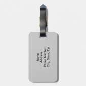 Tag für das benutzerdefinierte Gepäck Gepäckanhänger (Rückseite vertikal)