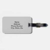 Tag für das benutzerdefinierte Gepäck Gepäckanhänger (Rückseite horizontal)