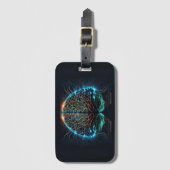 Tag für das Computergehäuse Gepäckanhänger (Vorderseite Vertikal)