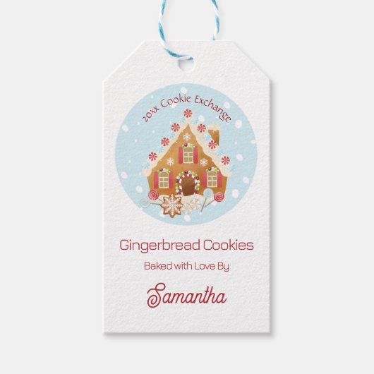 Tag für das Geschenk an Cookies Geschenkanhänger (Vorderseite)