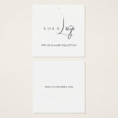 Tag für das Logo für Unternehmen (Vorne & Hinten)