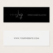 Tag für das Logo für Unternehmen (Vorne & Hinten)