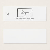 Tag für das Logo für Unternehmen (Vorne & Hinten)