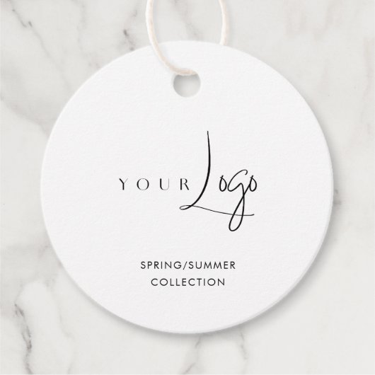 Tag für das Logo für Unternehmen Geschenkanhänger (Vorderseite)